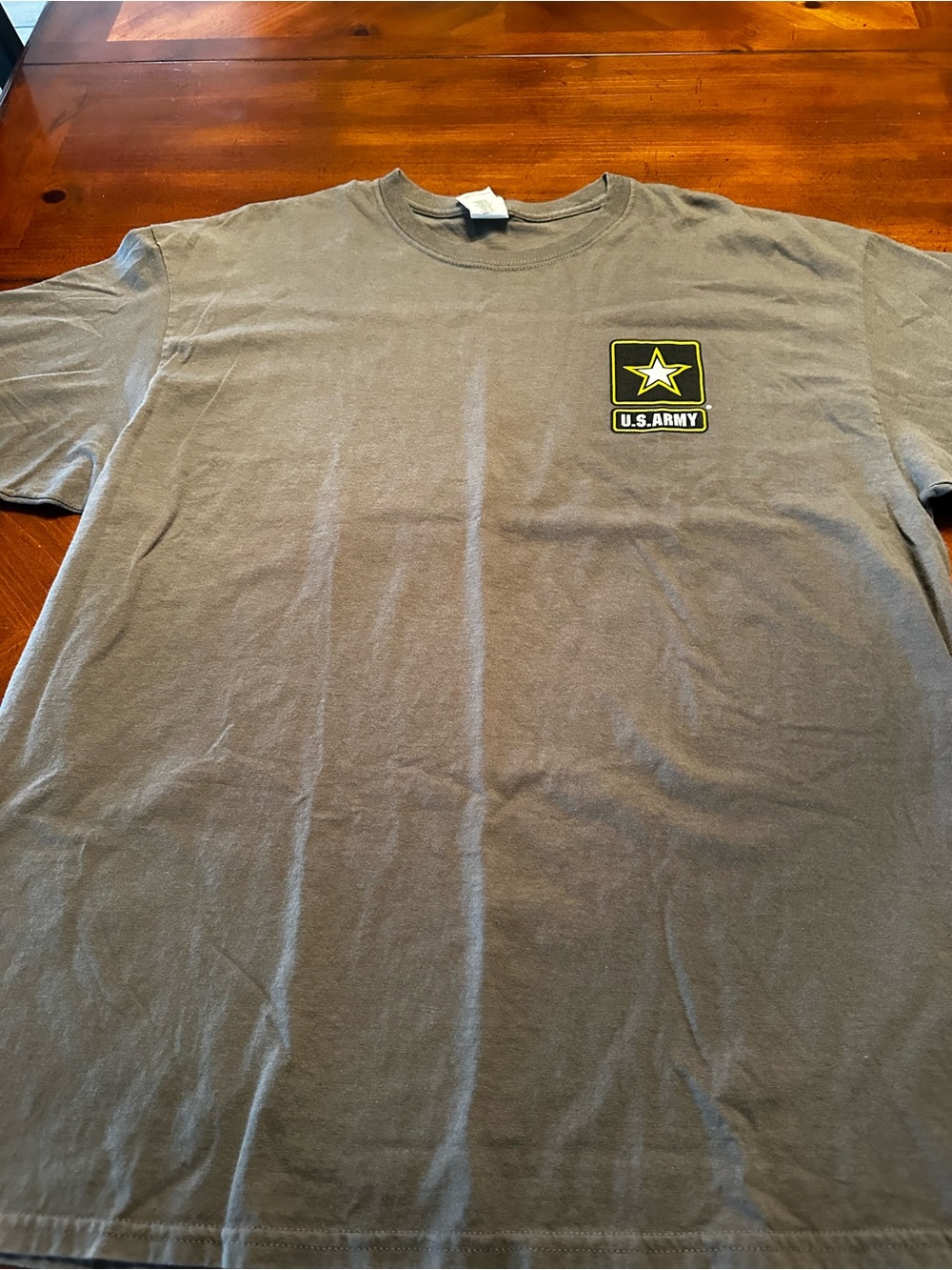 Gildan Olive Green U.S. Army Logo Short Sleeve Tee Size XL